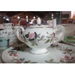 Ceramics, including; a part Wedgwood Rose Hathaway tea service, lacking teapot,