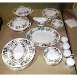 Ceramics, including; a Wedgwood 'Hathaway Rose' part dinner and tea service, (qty).