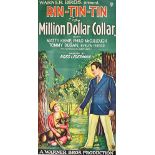 A Vintage film poster, Rin Tin Tin in 'The Million Dollar Collar', colour lithograph, Warner Bros.