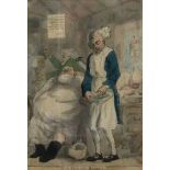 After Thomas Rowlandson, A Penny Barber,