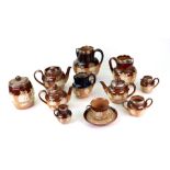 A group of Doulton brown stonewares, lat