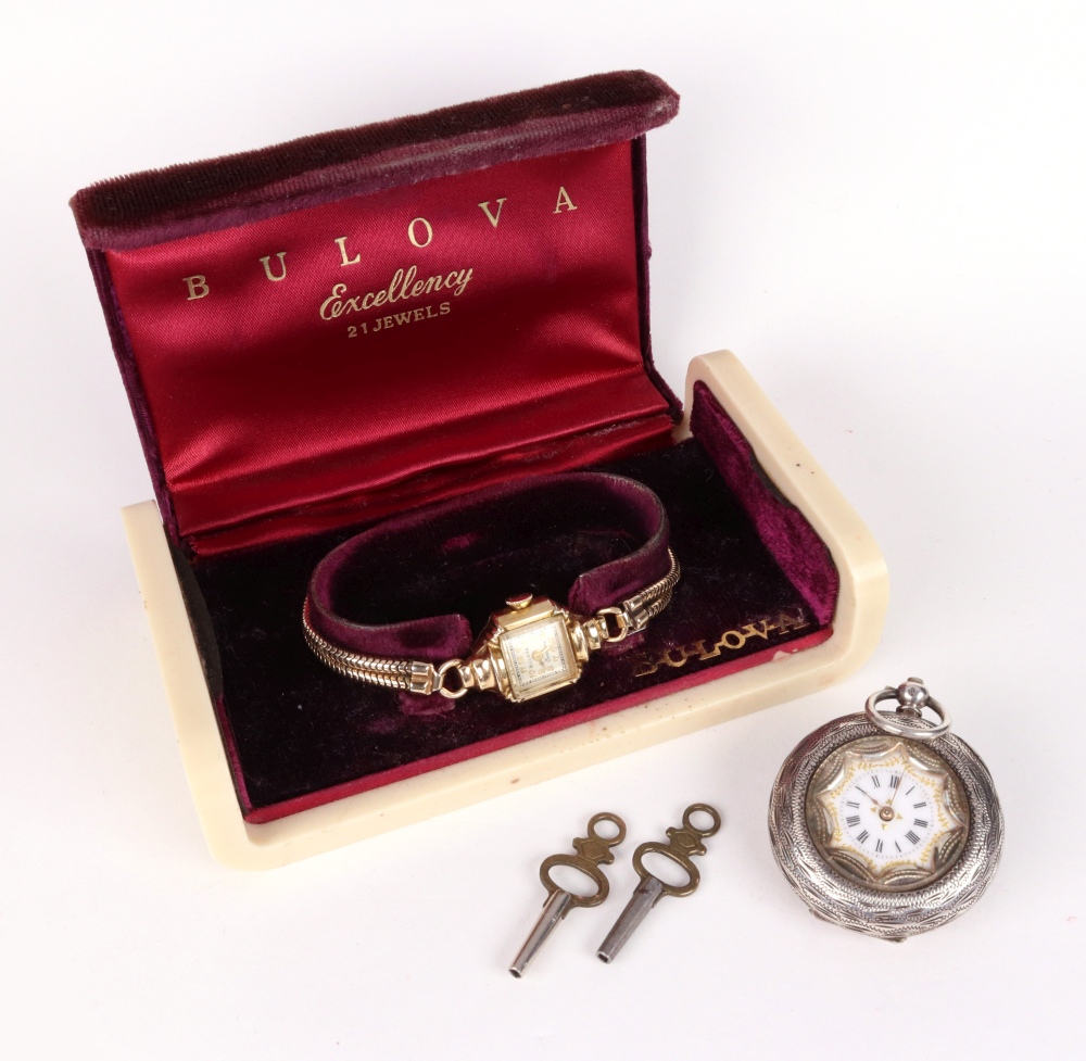 Bulova; a gold plated manual wind lady's - Image 5 of 6