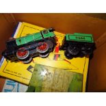 Toy trains, including; mainly O gauge Hornby track and accessories including one locomotive, (qty).