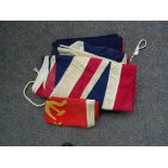 A quantity of International flags, 20th century, varying sizes,