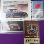 MERCEDES BENZ - Sales Brochures & Publicity photos;