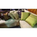 Cushions, four pairs of 20th century scatter cushions (8).