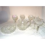 Glassware, including; a part suite of Waterford drinking vessels, jugs, vases and sundry, (qty).