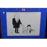 George Gale (20th century), a political cartoon depicting the Lib-Lab pact with James Callaghan,