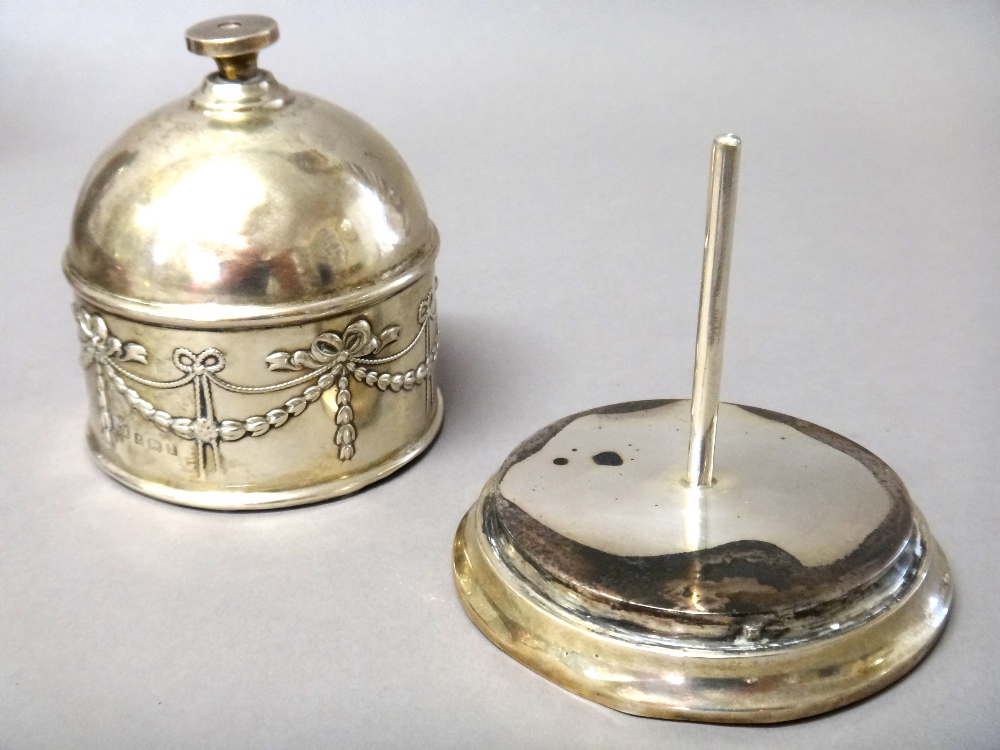 Silver and silver mounted wares, comprising; a string container, - Image 3 of 3