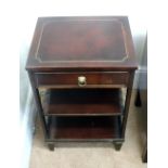 A reproduction Regency style mahogany th