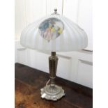 An American nickel lamp, 20th century, w