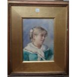 E** Levocati (19th century), Studies of Peasant Girls, two, watercolour, both signed,