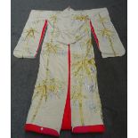 A Japanese wedding kimono, 20th century,