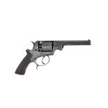 Charles Nephew & Co, Calcutta, a 54 bore percussion five shot double action revolver,