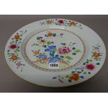 A Chinese famille-rose export plate, Qianlong,