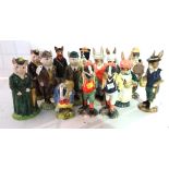 Ceramics, including; a quantity of Beswick animal figures, some boxed, (qty).