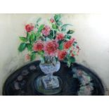 Paul Lucien Maze (1887-1979), Still life of roses, pastel,