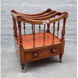 A William IV mahogany Canterbury,