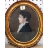 English School (early 19th century), Profile portrait of Edward Henry Leveson (1796-1849) as a boy,