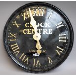 A Victorian style wall clock of large proportions, late 20th century,