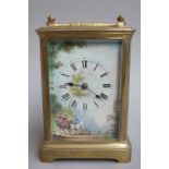 An early 20th century cased carriage clock,