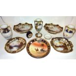 Ceramics including; a quantity of Noritake vases, plates and sundry, (qty).