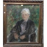 William Edward Frank Britten (1848-1916), Portrait of an elderly woman, pastel, signed and dated 10.