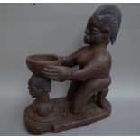 A Nigerian Yoruba tribal wooden figure,