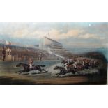 After Henry Alken, Tattenham Corner; The Winning Post, pair of aquatints by W.