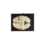 Three painted plaster models of a sectioned human brain, French mid-19th century,