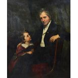 Continental School (early 19th century), Portrait of Hanns Ludwig Valeridin and his son,