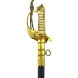An English George VI Naval officer's sword by Gieves Ltd,