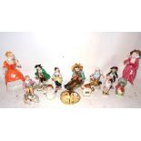 Ceramics, mainly porcelain figures including Beswick Beatrix Potter figures,