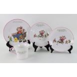 A collection of twenty seven pieces of 'nursery' china,