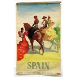 Vintage Poster; Jose Morell (Spanish, 1899-1949), Spain, circa 1940's, lithograph in colours,