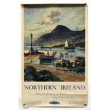 Vintage British Railways Poster; David Charles Cobb (British, 1921-2014) Northern Ireland,