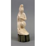 A whale ivory carving of Susanna, by William Everatt Gray (1892-1957),