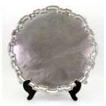 A George II style shaped circular electr