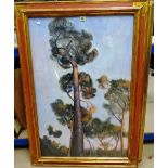 ** Rawlins (20th century), Tree study, pastel, indistinctly signed and dated '97, 100cm x 60cm.