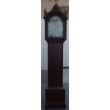 William Spalding Caistor; a Gorge III oak eight day longcase clock,