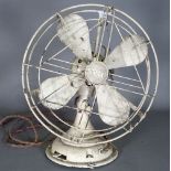 An early 20th century Gel table top fan.