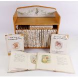 Peter Rabbit's Book shelf containing 28