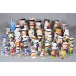 A quantity of ceramic Toby jugs, including Doulton, Staffordshire and others, (qty).