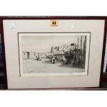 James McBey (1883-1959), Sinar, July 1917, etching, signed, 156cm x 26cm.