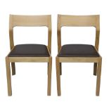 A set of four contemporary Conran dining chairs.