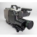 Sony Colour Video Camera, model BVP-3P fitted with a Canon TV Zoom lens, model VCL - 915BY,