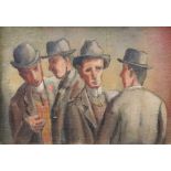 Horace Ascher Brodzky (Australian,1885-1969), Four Male Figures,