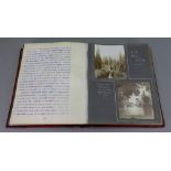 Through France and Italy in a Motor Car, 1910, a well laid out album,