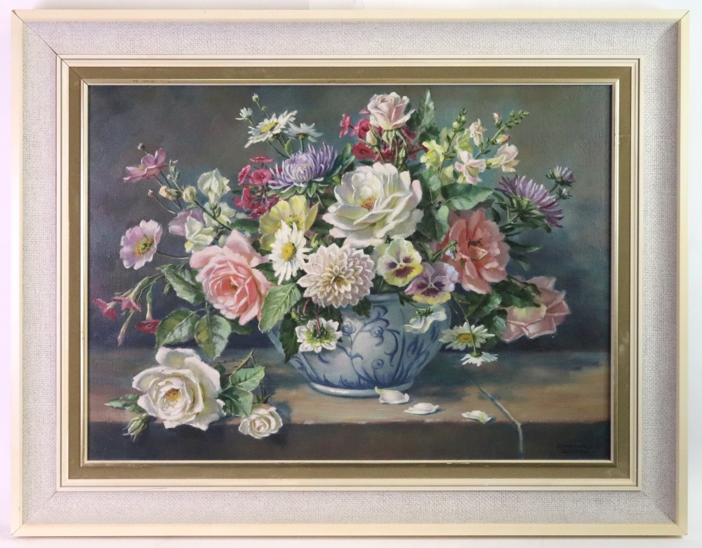 Constance Cooper (British, 1905-1988), Flowerpiece, - Image 2 of 4