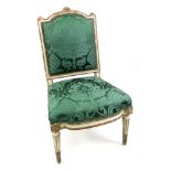 A Louis XVI side chair, stamped Jacob, and no.